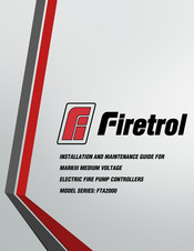 Firetrol FTA2000-AL100M Installation And Maintenance Manual