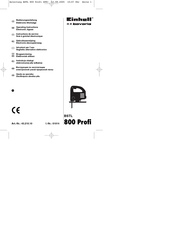 Einhell Bavaria BSTL 800 Profi Operating Instructions Manual