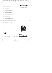 EINHELL Bavaria BSTL 800 Profi Operating Instructions Manual