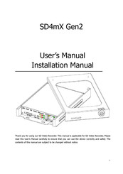 American Bus Video SD4mX Gen2 User Manual