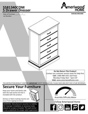 Ameriwood HOME B345581340COM0 Instruction Manual