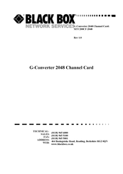 Black Box G-Converter 2048 User Manual