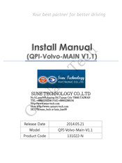 Sune Technology QPI-Volvo-Main-V1.1 Install Manual