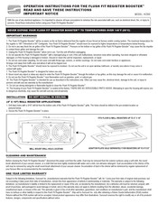 Suncourt Flush Fit Register Booster HC500 Operating Instructions