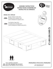 South Shore 233 Assembly Instructions Manual