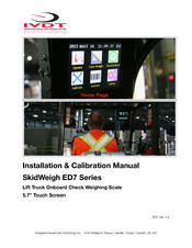 IVDT SkidWeigh ED7 Series Installation & Calibration Manual