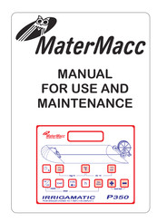 Matermacc Irrigamatic P350 Manual For Use And Maintenance