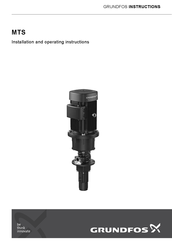 Grundfos MTS 210 Installation And Operating Instructions Manual