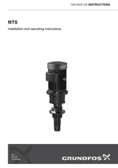 Grundfos MTS 20 Installation And Operating Instructions Manual