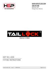 HSP Tail Lock Fitting Instructions Manual