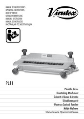 Virutex PL11 Operating Instructions Manual