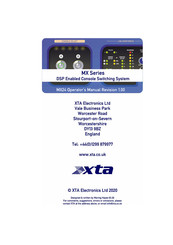 XTA MX Series Operator's Manual