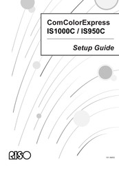 Riso ComColorExpress IS950C Setup Manual