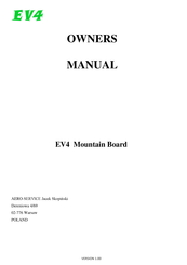 AERO-SERVICE EV4  MOUNTAIN BOARD Owner's Manual
