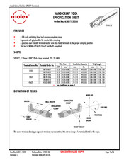 molex 63811-5200 Specification Sheet
