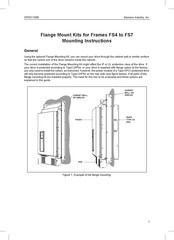Siemens Flange Mount Kit Mounting Instructions