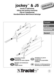 Tractel Group jockey Operation And Maintenance Manual