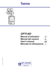Air Liquide Taema OPTI-NO User Manual