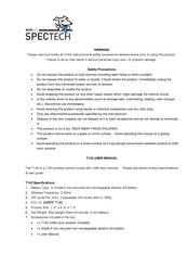 Spectech T142 User Manual