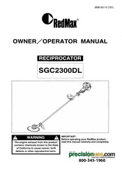 RedMax SGC2300DL Owner's/Operator's Manual