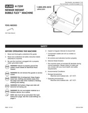 U-Line Newair Instant Bubble Flex Machine Manual