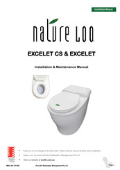 Ecoflo NATURE LOO EXCELET CS Installation & Maintenance Manual