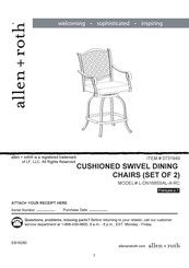 Allen + Roth 0731949 Manual