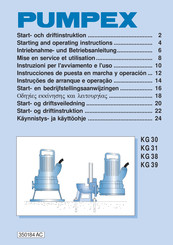 Pumpex KG38 Manual