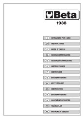 Beta 1938 Instructions Manual