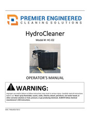 Premier HydroCleaner HC-02 Operator's Manual