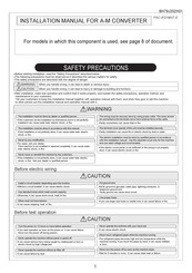 Mitsubishi Electric PAC-IF01MNT-E Installation Manual