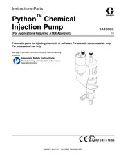 Graco Python A25047 Instructions - Parts Manual