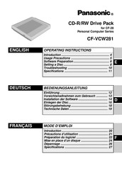 Panasonic CF-VCW Series Operating Instructions Manual