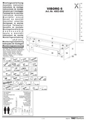FMD Furniture VIBORG 6 4003-006 Assembly Instructions Manual