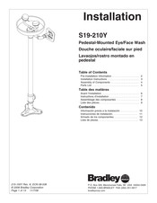 Bradley S19-210FW Installation Manual