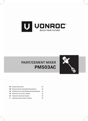 VONROC PM503AC Original Instructions Manual