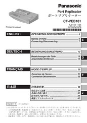 Panasonic CF-VEB181 Operating Instructions Manual