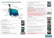 Wetrok Discomatic Samba Quick Manual