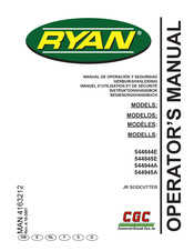 CGC RYAN JR SODCUTTER 544844E Operator's Manual