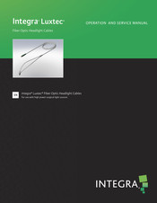 Integra Luxtec Operation And Service Manual