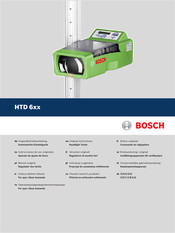 Bosch HTD 6 Series Original Instructions Manual