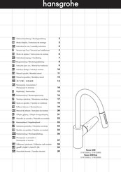 Hans Grohe Focus 240 31815800 Instructions For Use/Assembly Instructions