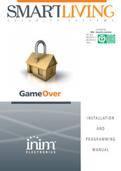 INIM GameOver SmartLiving 505 Installation And Programming Manual