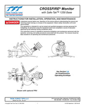 Task Force Tips Crossfire with Safe-Tak 1250 Base Instructions For Installation, Operation, Maintenance