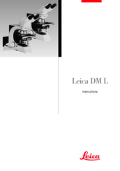 Leica DM L Instructions Manual