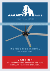 Mammoth 211400 Instruction Manual