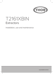 THOR T2161XBIN Installation, Use And Maintenance Manual
