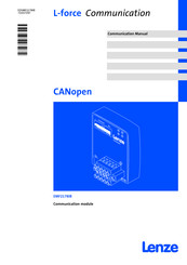Lenze L-force CANopen EMF2178IB Communications Manual