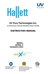 UV Pure Technologies Crossfire Technology Hallett 500X1 Instruction Manual