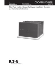 Eaton RVAC Installation, Operation And Maintenance Instructions